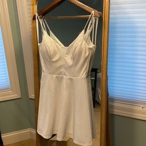 Silver sparkle dress